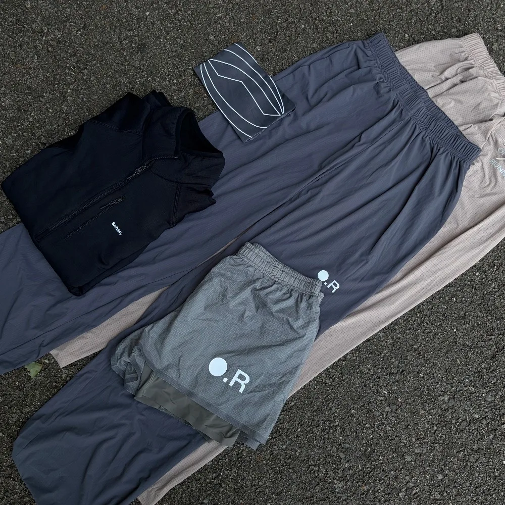 Optimistic Lightweight Skin-friendly Straight Pants Cool Quick Dry Breathable Sports Trousers for Running Fitness Outdoor