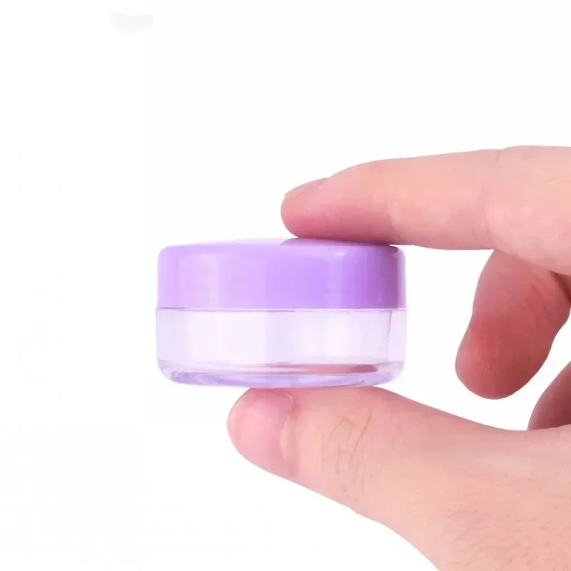 กล่องใส่ครีมหน้า10/20กรัมบรรจุภัณฑ์เครื่องสำอาง1ชิ้นกล่องเปล่าขวดรีฟิลขนาดเล็กหม้อพลาสติกสำหรับเดินทาง