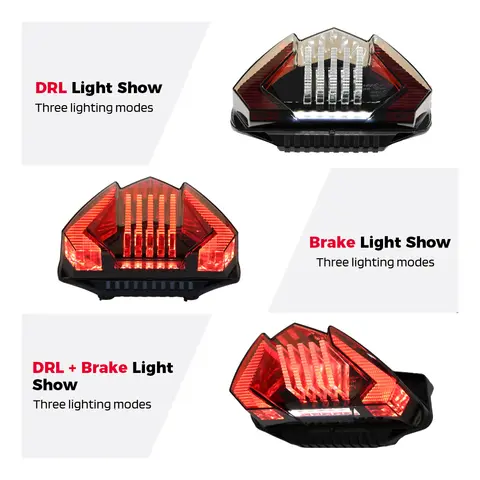 10 best sales motorcykel bakljus - №7