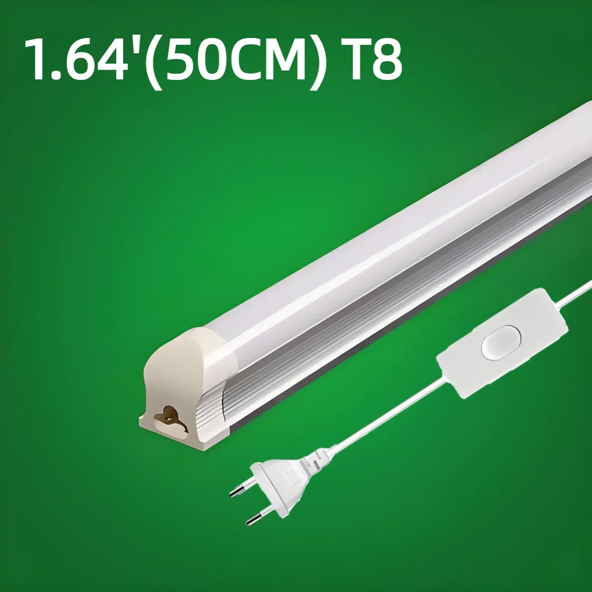 50 سنتيمتر 1.64FT T8 LED أنبوب ضوء 25 واط عالية التجويف 1-6 قطعة مجموعة سبائك الألومنيوم قذيفة AC220V 110 فولت لمتجر المستودعات سقف المرآب الرف #1