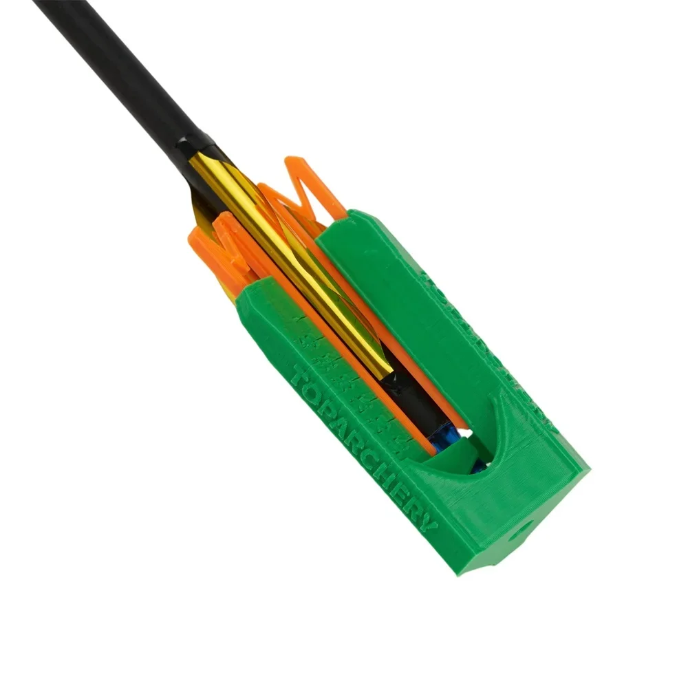 3D-Druck Fletching-Jig für Spin-Wing-Vanes, Spiral-Pfeilfedern, verstellbares Bogenschießen-Servierwerkzeug-Zubehör – Detail 8