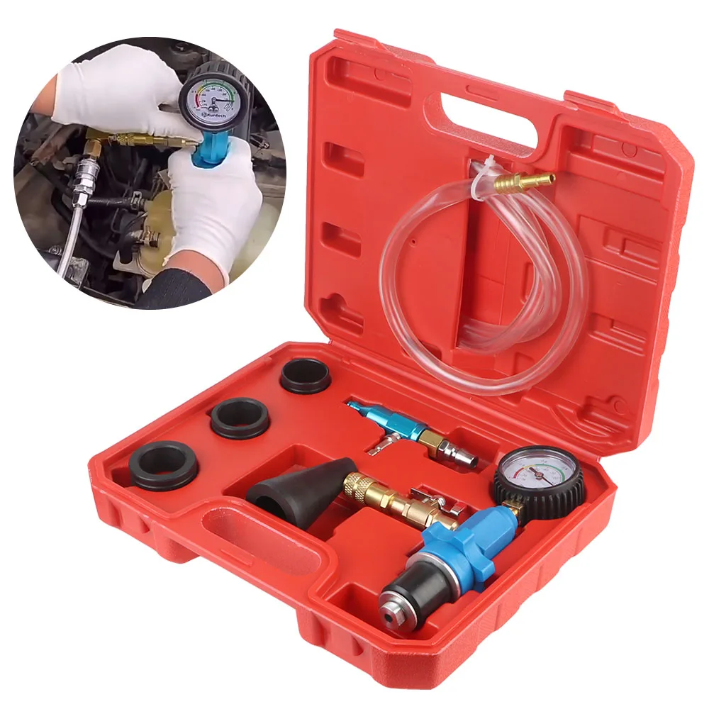 Auto Engine Cooling System Vacuum Purge Universal Vacuum Type Water Tank Coolant Refill Tool Car Antifreeze Replacement Tool