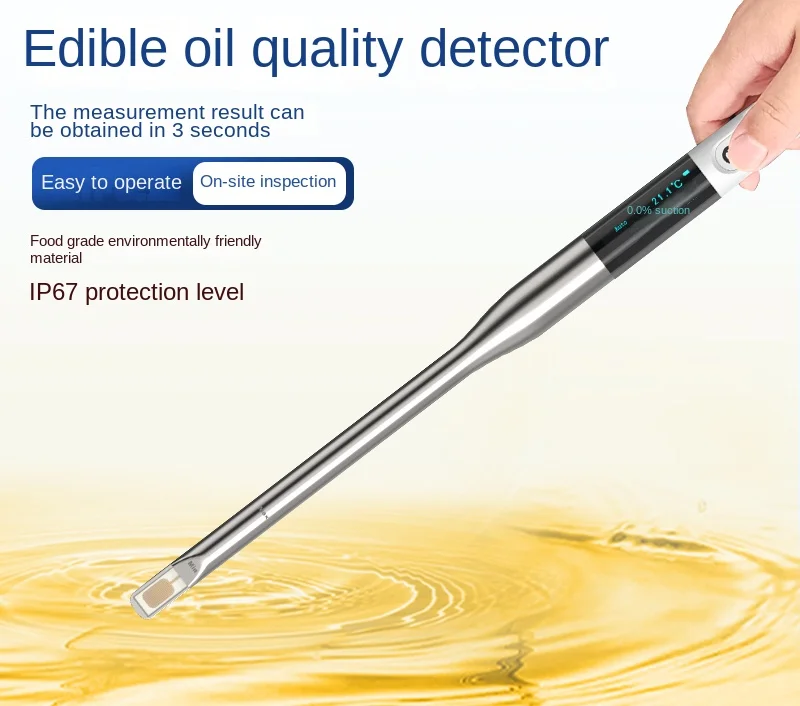 Quick edible oil quality tester frying oil quality tester kitchen gutter oil inferior tester