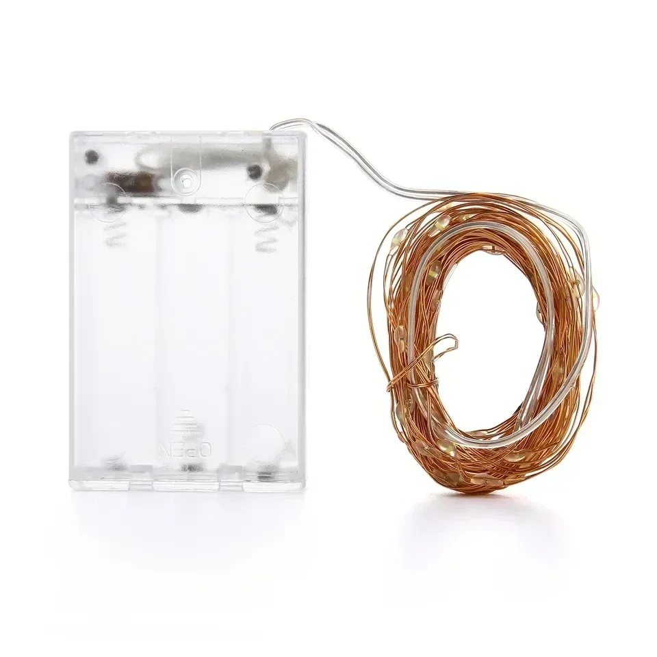 2/50M LED String Light USB/Battery Copper Wire Garland Fairy Lights Christmas Wedding Party Decoration Holiday Lighting Strings