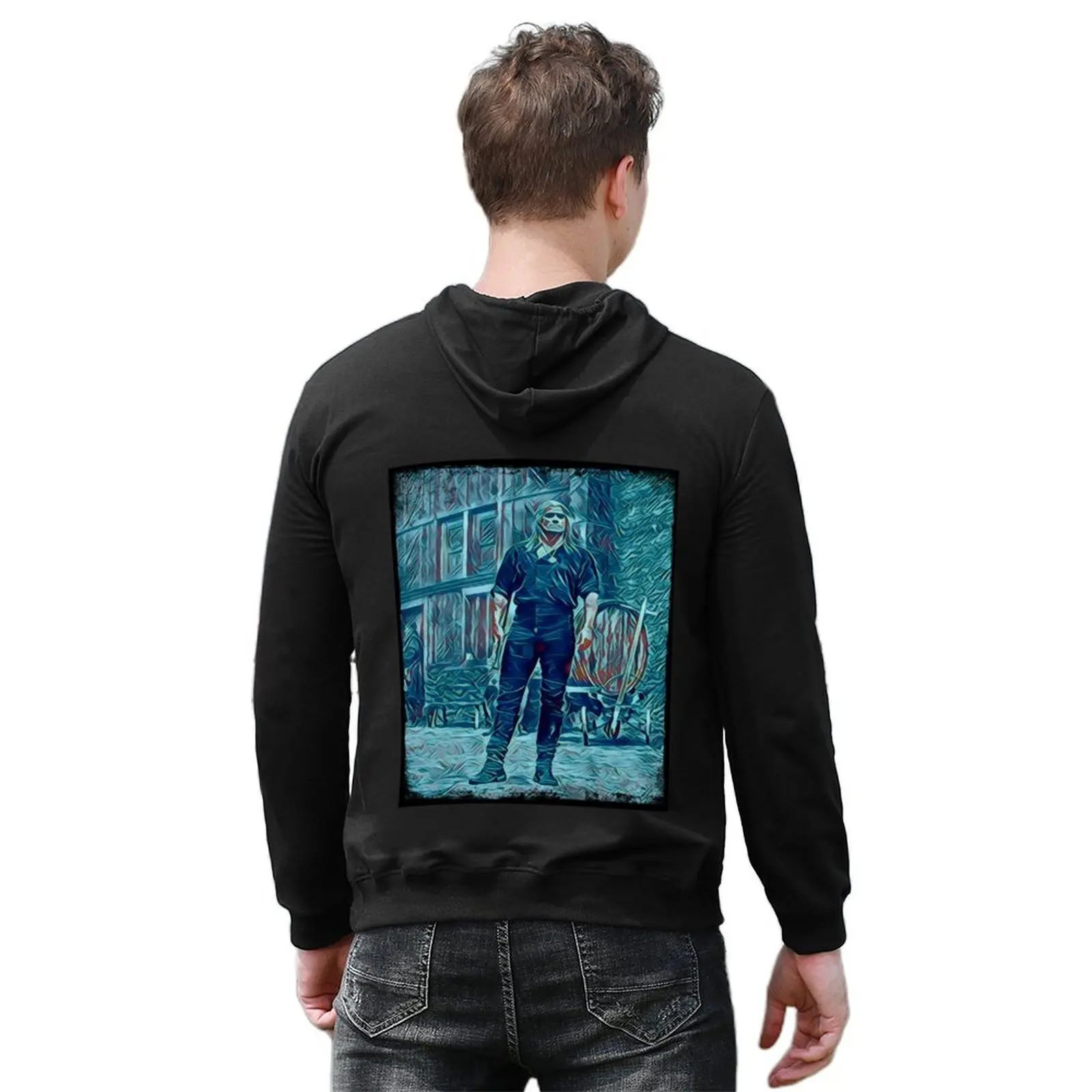 The Butcher in the Streets Hoodie ملابس جمالية للرجال مجموعة ملابس للرجال ملابس شتوية بقلنسوة جرافيك