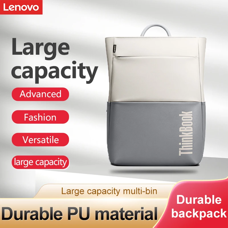 Laptop Bag Lenovo Thinkbooktb530-B Casual Business Backpack Gray 15.6inch Mini Pc 15.6inch Computer Bag