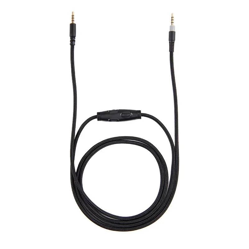 For Hyper X Cloud Mix Over-Ear Headset Audio Cable Replacement Upgrade 3.5mm Headset Inline Cable
