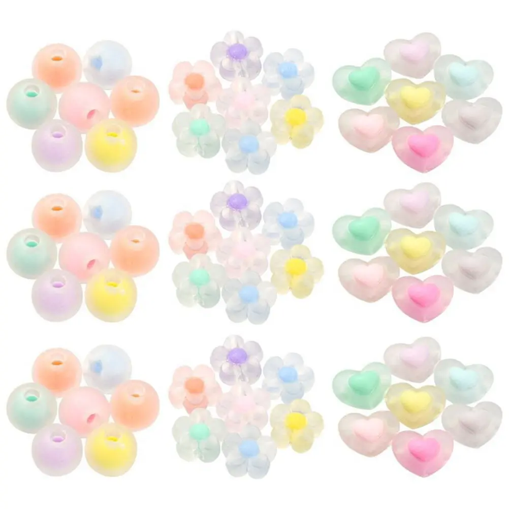 

1 Box Of Acrylic Loose For Diy Jewelry Making Craft Beads With Holes Spacer Beads For Necklace Bracelet Earring Charms