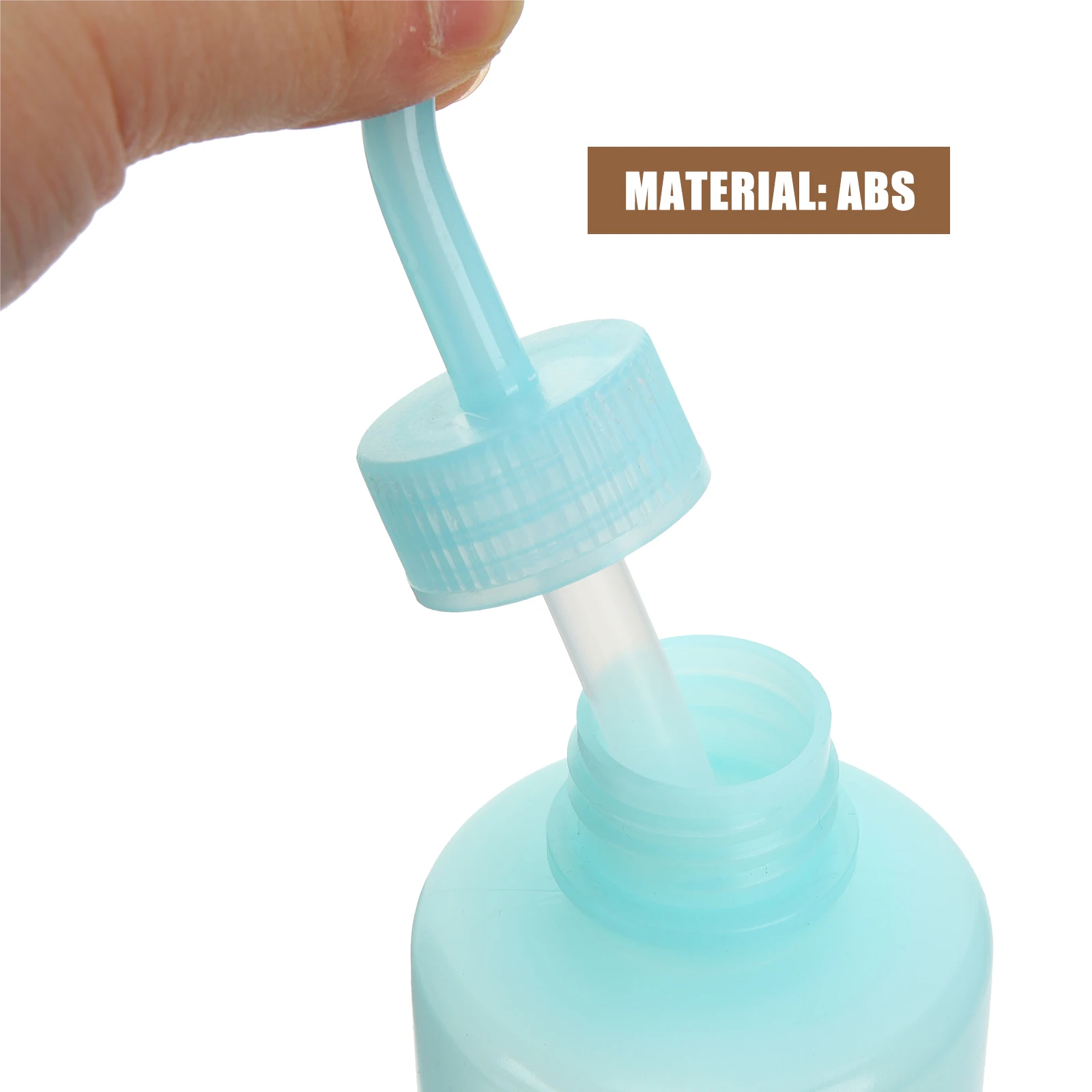 3pcs Empty Empty Bend Eyelashes Cleaner Mouth Anti Leak for Lashes Eyelashes Washing Bottle Squeeze Bottle Brows