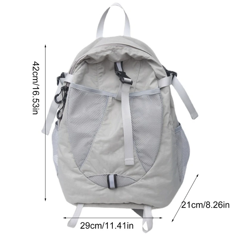 E74B Mochila capacidade para mulheres, homens, estudantes, escola, estilo japonês, mochila viagem, mochilas para