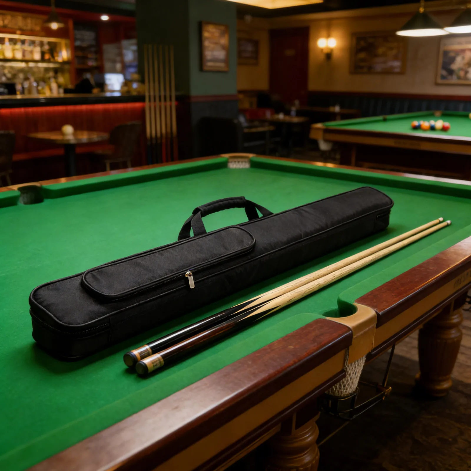 

Портативная сумка для бильярдного кия из водонепроницаемой ткани Оксфорд с мягкой подкладкой, ударопрочный чехол для кия, дорожная сумка для хранения бильярдных киев