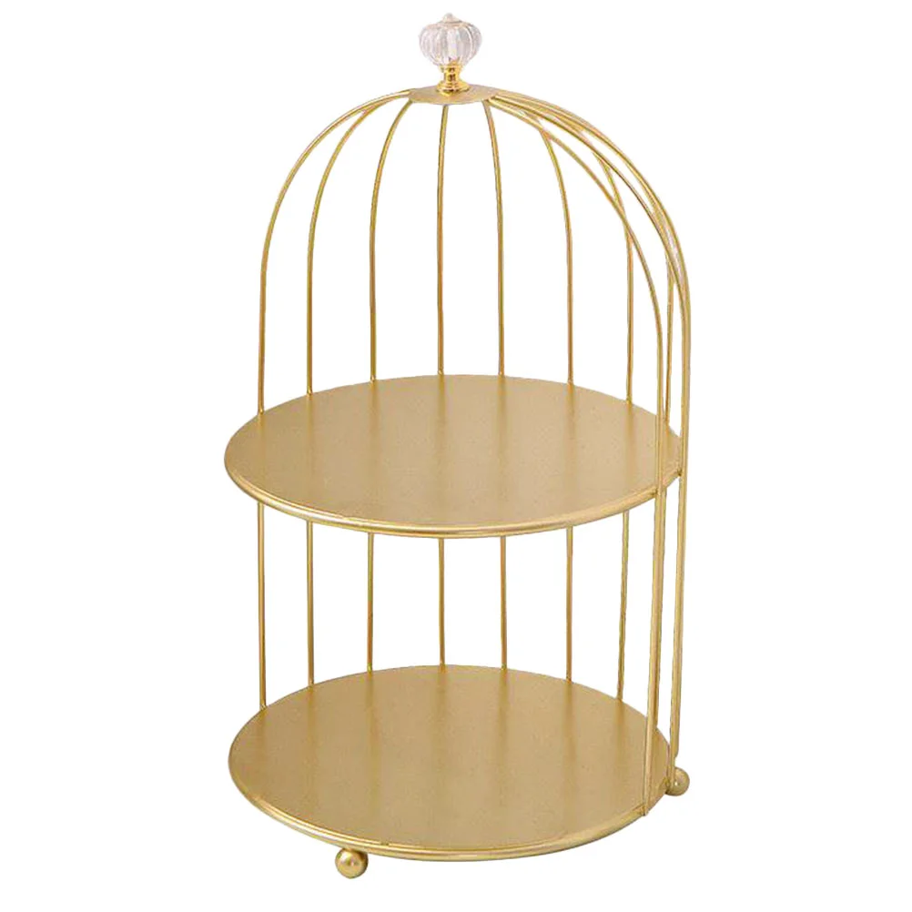 

Dessert Display Holder Cupcakes Stand Birdcage Vanity Tray Cupcake Toppers Bird Cage Storage Rack Bracket Bird Cage Makeup Stand