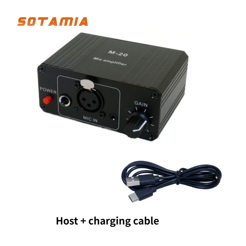 

SOTAMIA Live Sound Card Открытый гитарный инструмент Динамик Конденсаторный микрофон Динамический микрофон Обновление предусилителя