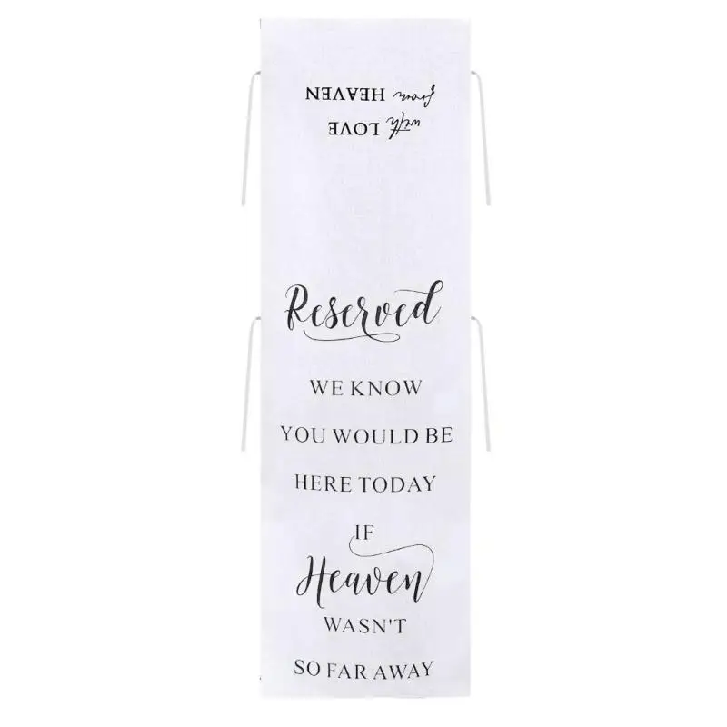 E8BD Chair Label Frosted Textiles Portable for Special Event Organization