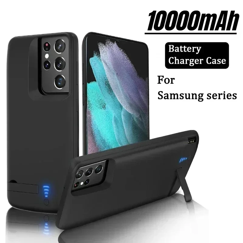 Power Bank Charger Case for Samsung Galaxy S10 S10E S20 S21 S22 Fast Charging Cover for Note10 Plus Note 20 Ultra Smart Phones