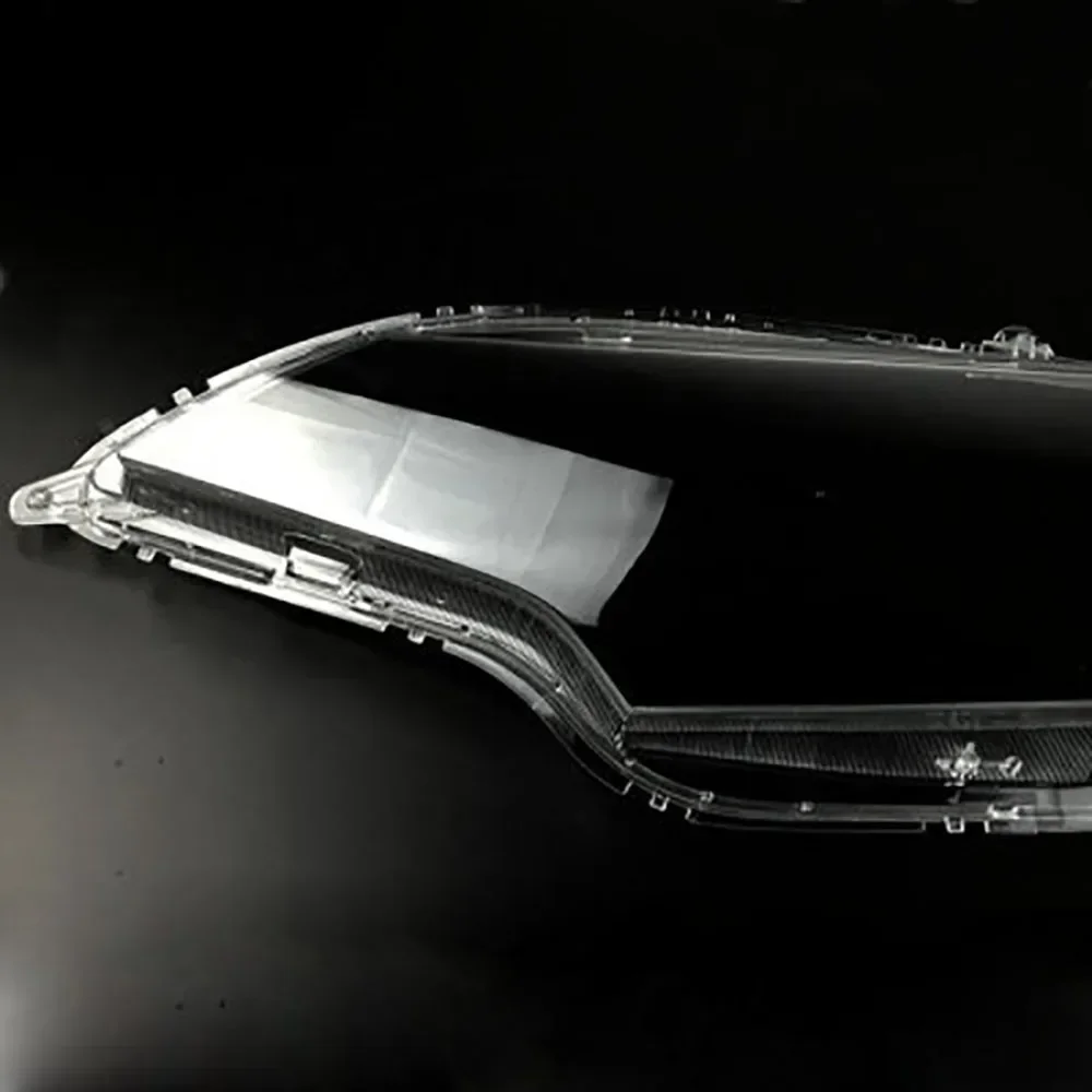 سيارة الجبهة عدسة المصباح الأمامي استبدال السيارات شل غطاء لهوندا صالح/جاز 2014 2015 2016 2017 2018 كشافات عدسة عاكس الضوء #4