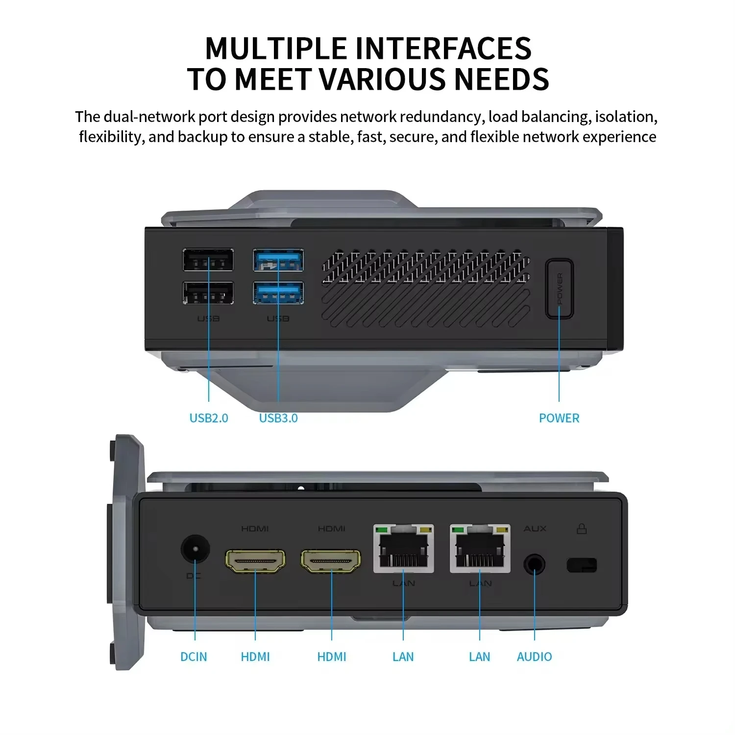 SZBOX كمبيوتر صغير Intel Alder Lake-N97/Twin Lake N150RGB Light WiFi6 4K شاشة مزدوجة/شاشة LAN DDR4 3200MHz SSD NVMe/NGFF LCD