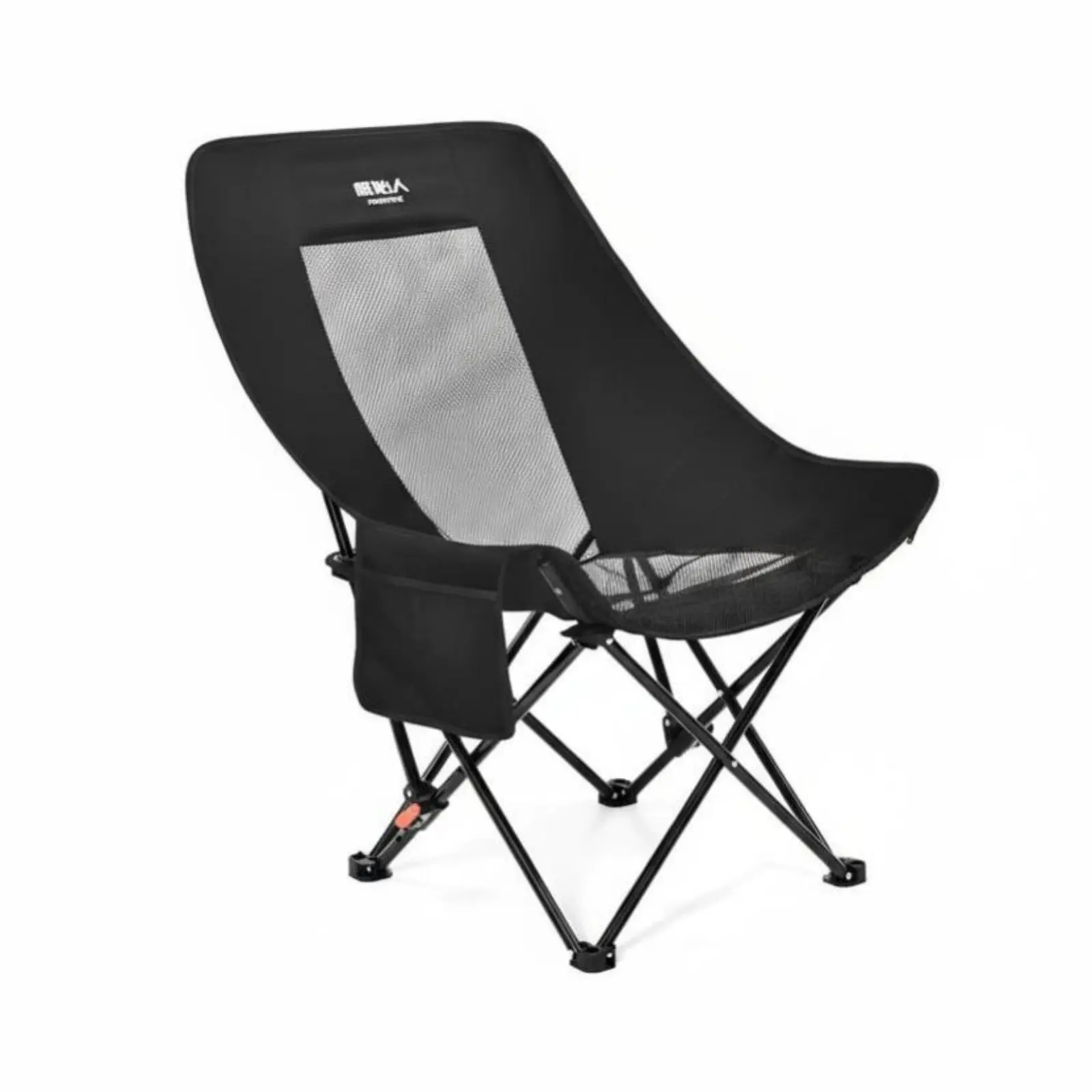 

Кресло-реклайнер Moon Chair с подставкой для ног, складное, для кемпинга, с мягким подголовником и боковым карманом для хранения