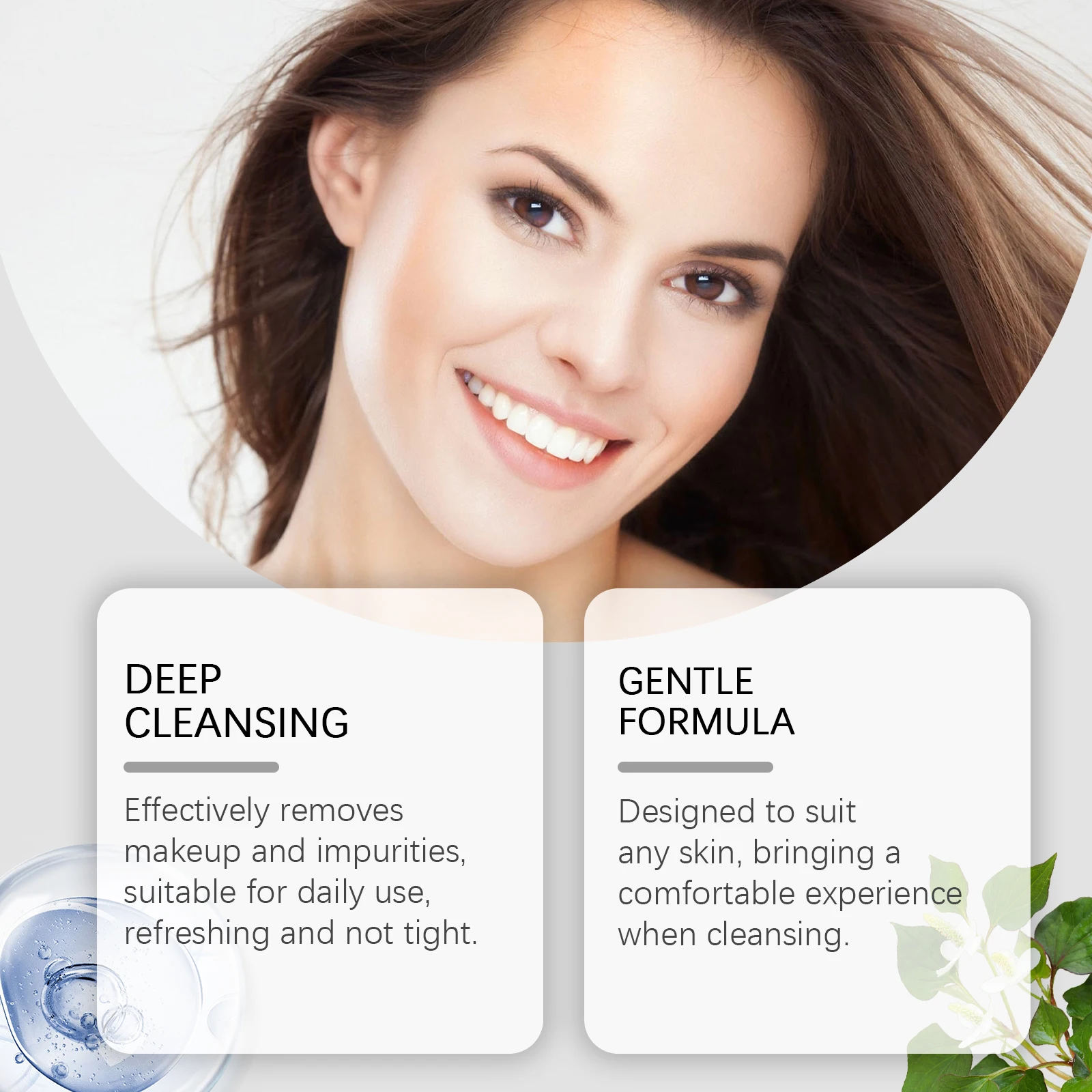 Cleansing Oil Removes Facial Makeup, Dirt,and Oil,purifies Pores,nourishes,moisturizes,brightens,and Removes Makeup Skincare