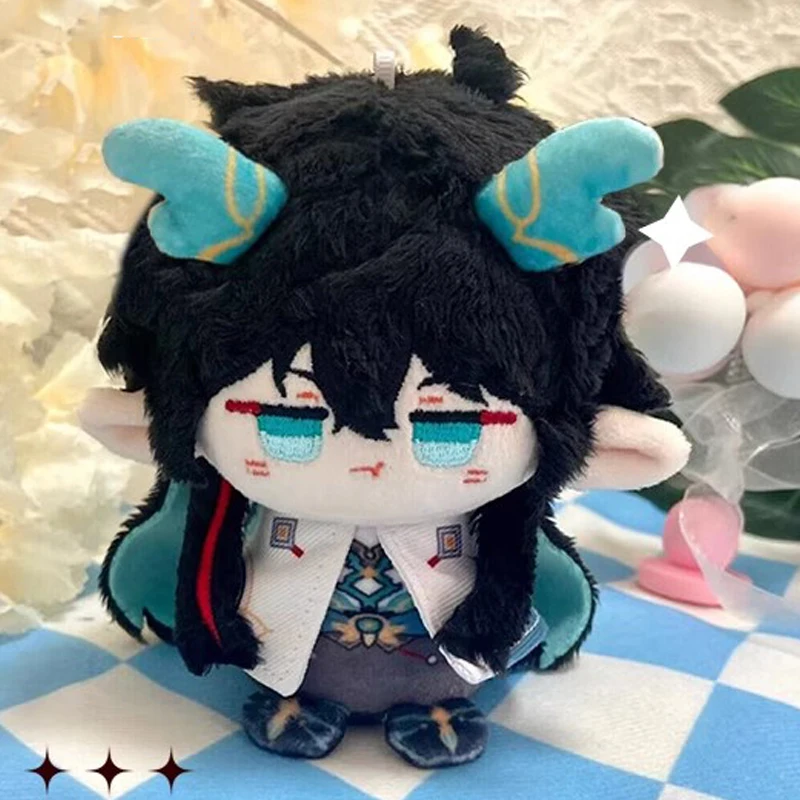 

12CM Game Honkai: Star Rail Cosplay Plush Toy Kafka Luocha Blade Dan Heng Imbibitor Lunae Jing Yuan Argenti Backpack Keyring