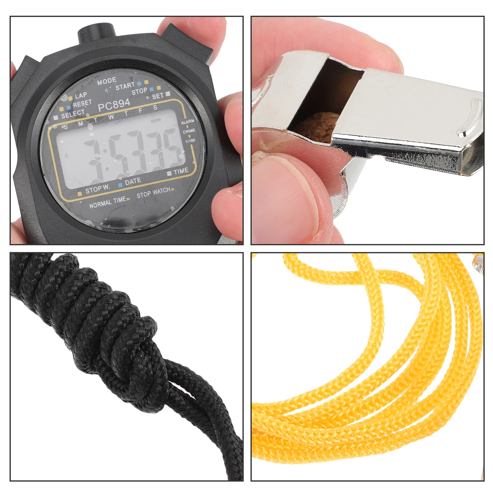 

Digital Timer Stopwatch Whistle Supply Electronic Chronograph Waterproof Display Date Time Alarm