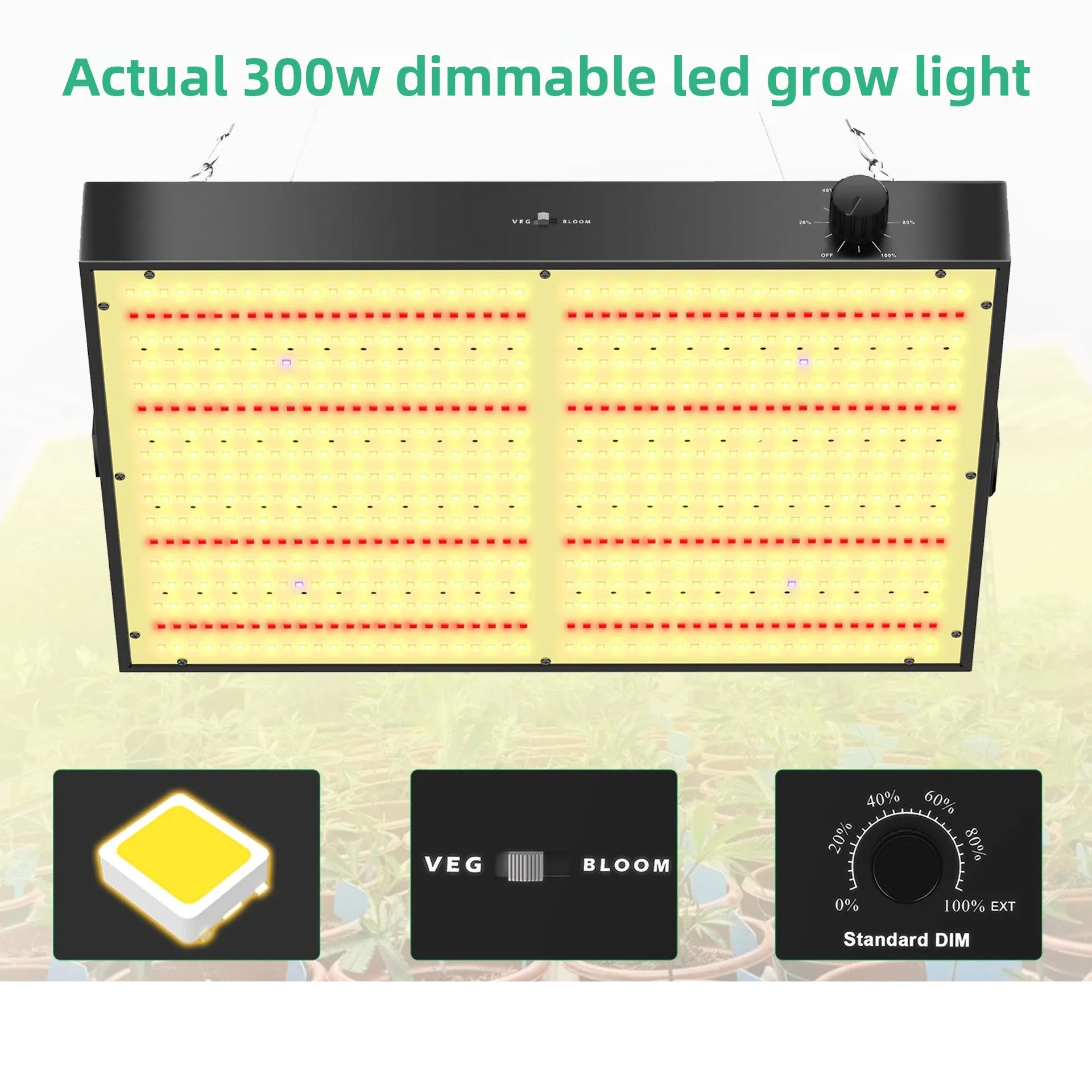 lampe-de-culture-led-a-spectre-complet-monocanal-dimmable-100w-400w-pour-semis-plantes-vertes-fruits-et-legumes