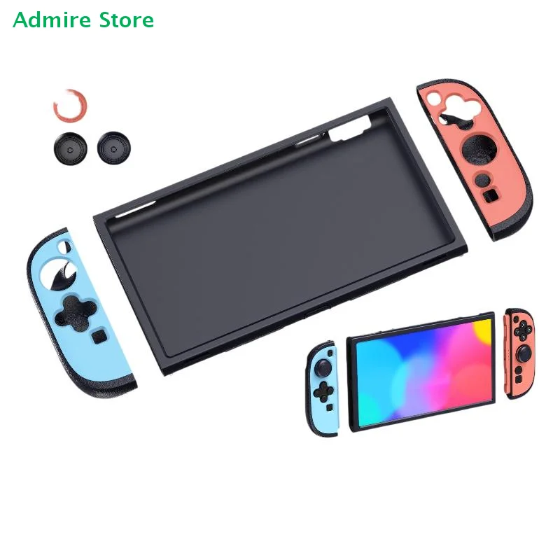 Silicone Protective Case For Switch 2 Game Console, Split-type Console Soft Case, Switch 2 Machine Anti-drop Case Accessory