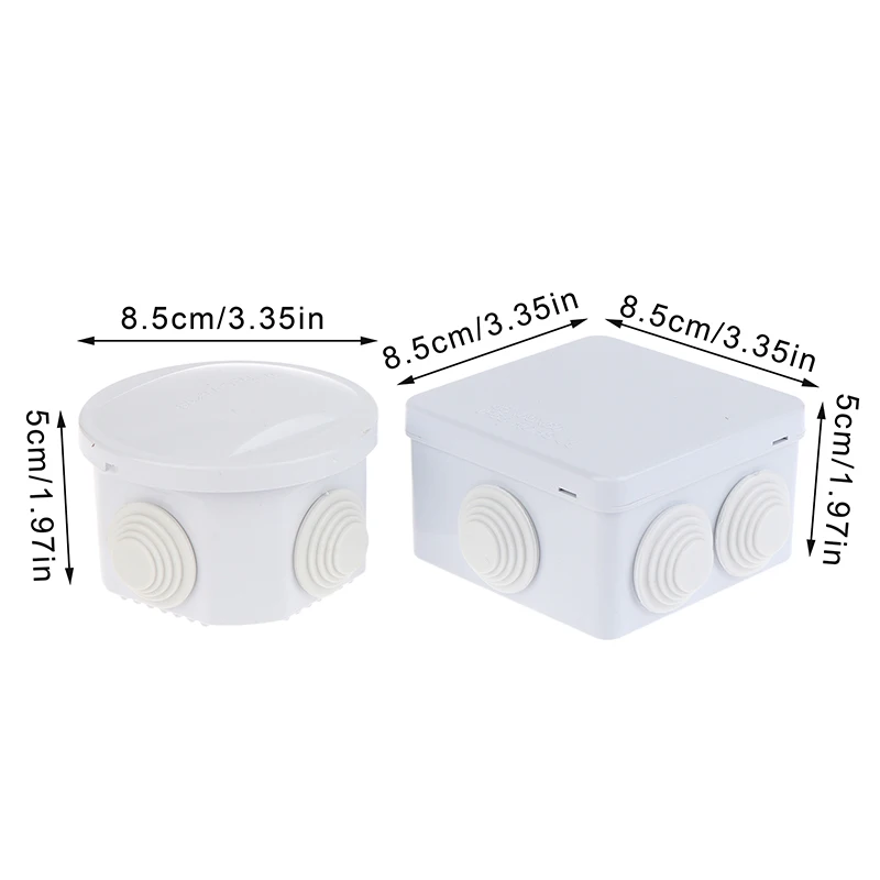 حافظة التحكم في الطاقة DIY IP65 مقاومة للماء لعلبة توصيل سلك الكابلات لصندوق التوصيل الكهربائي ABS الداخلي/الخارجي #2