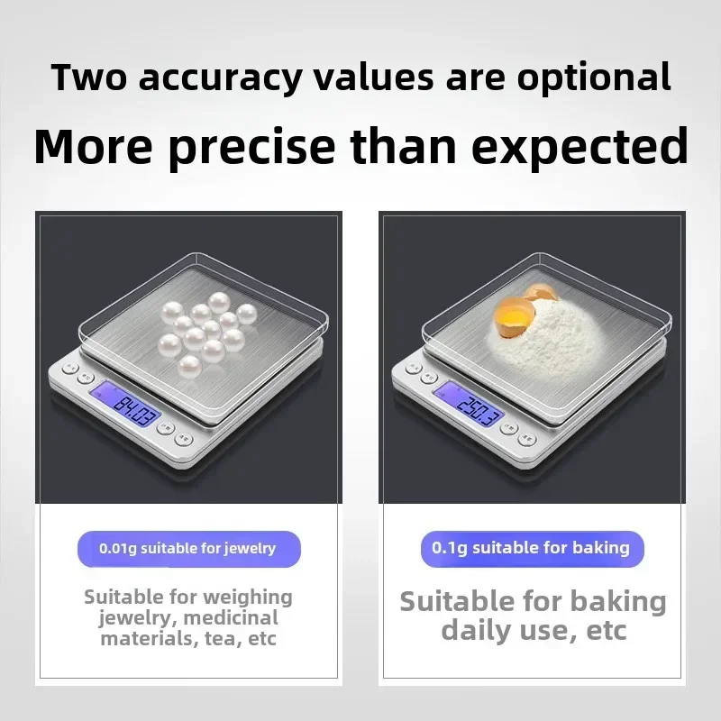 Coffee Scale Kitchen Accessories  Electronic Scale LCD Display Mini Digital Weight Bakeware Measuring Tool Kitchen Scale Balance