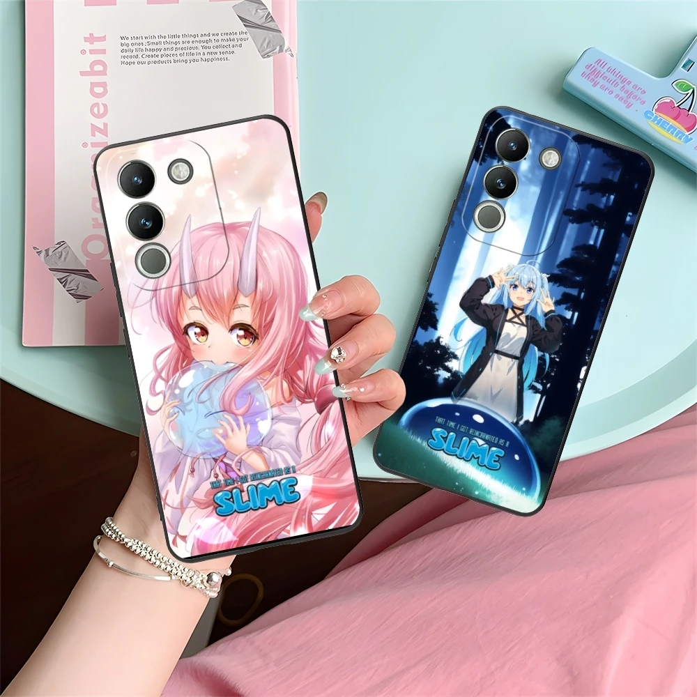 Slime Tensura Rimuru Mobile Phone Case for VIVO Y95 Y93 Y31 Y20 V19 V17 V15 Pro X60 NEX Black Soft Phone Cover Shell