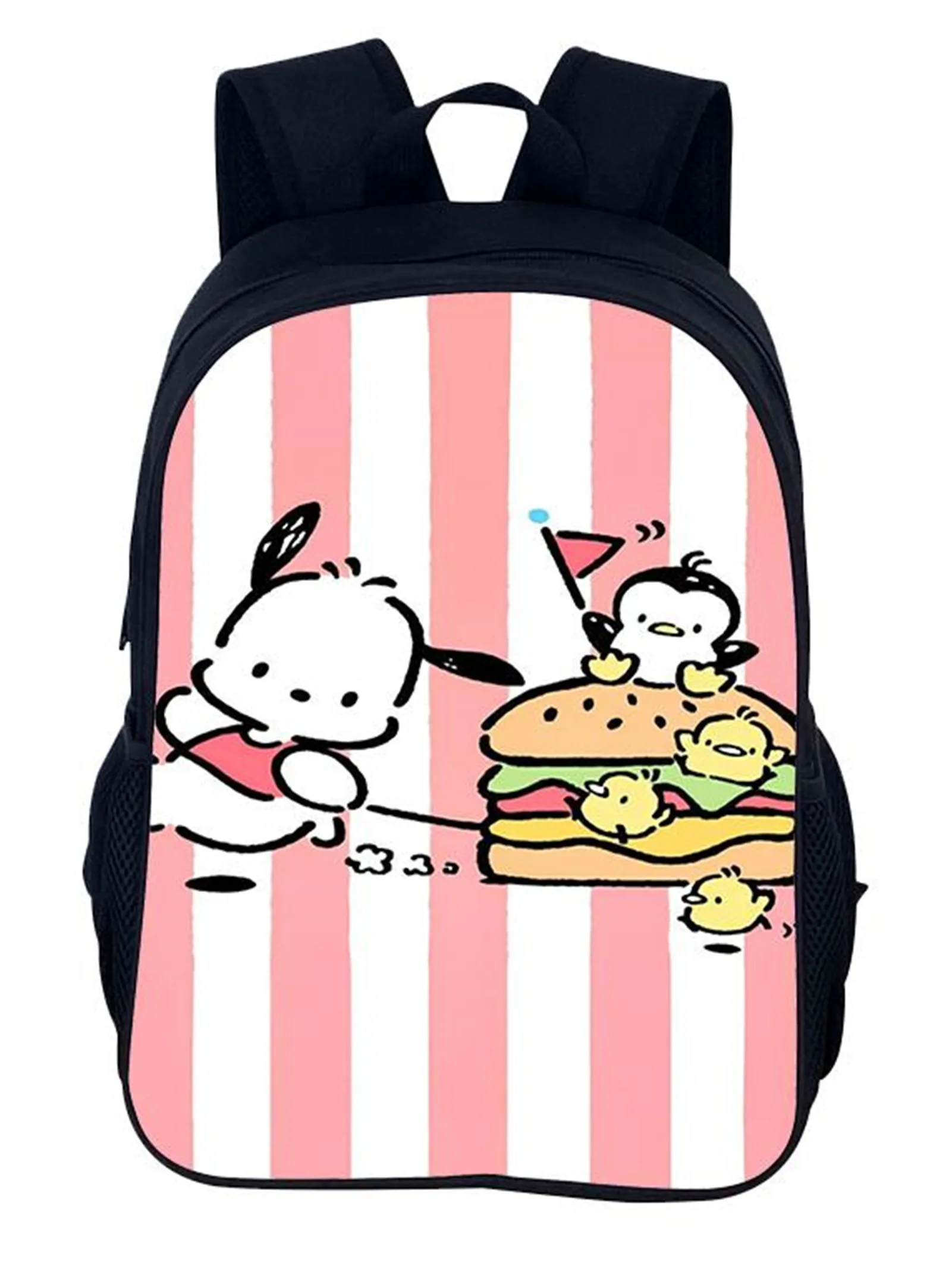 Classic Cartoon Backpack Large Capacity Knapsack,Student Pochacco Lightweight Bookbag for School,Travel