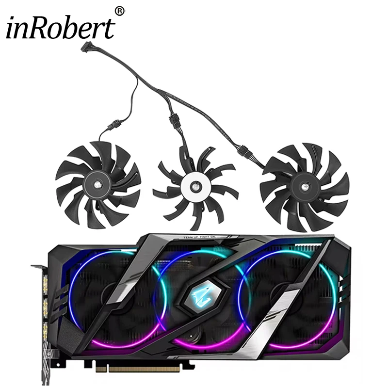 

95MM PLD10015B12H Cooler Fan Replacement For Gigabyte AORUS GeForce RTX 2060 SUPER 8G 2070 XTREME 2080 Ti Graphics Video Card