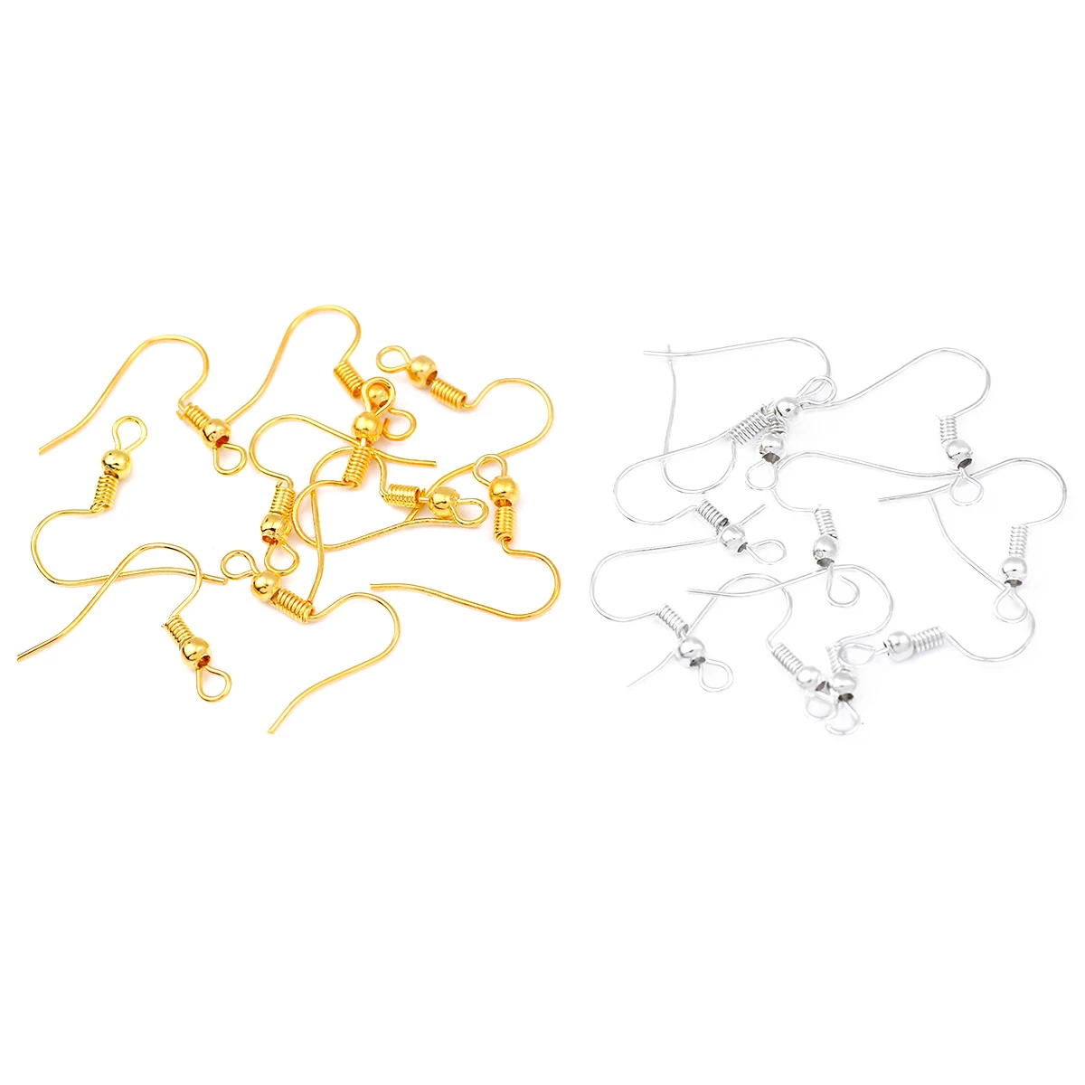 

200pcs 20MM High Quality Silver Color Iron Metal Wire Hooks Ear Studs DIY Earrings Hooks Wire For Women Jewelry Findings