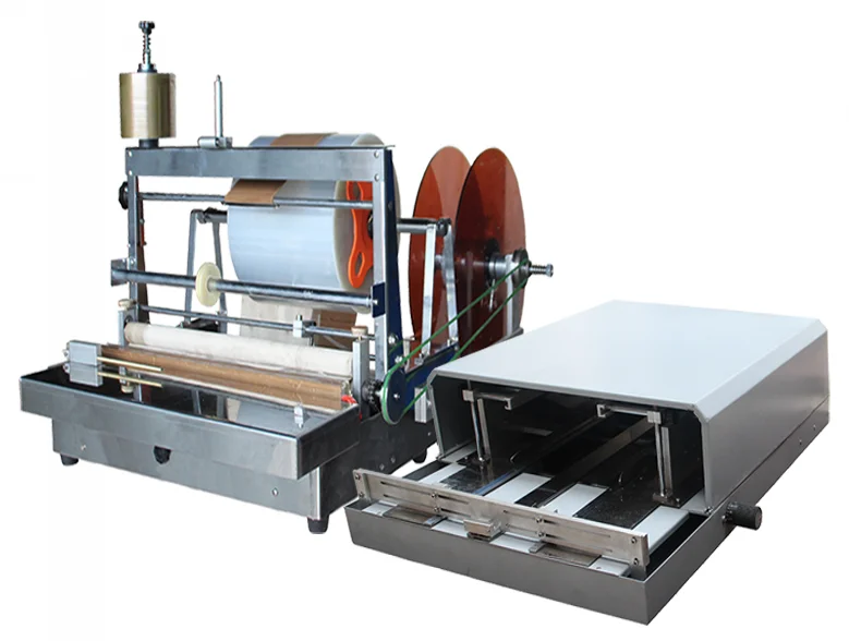 CYA3DP-88 Semi Automatic Rigid Box Plastic Bopp Film Cellophane Packing Smoke Box Wrapping Machine for Carton Box