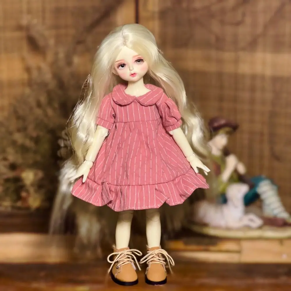 Toy Accessories BJD Doll's Clothes Toy Outfit 3D Eyes Simulated Eye Hinge Doll Dress 30cm 1/6 BJD Removable Joints Doll