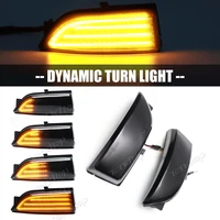 2 luces LED dinámicas para espejo, marcador lateral secuencial para Ford Everest Ranger T6 Raptor Wildtrak 2015 2016 217 2018 2019