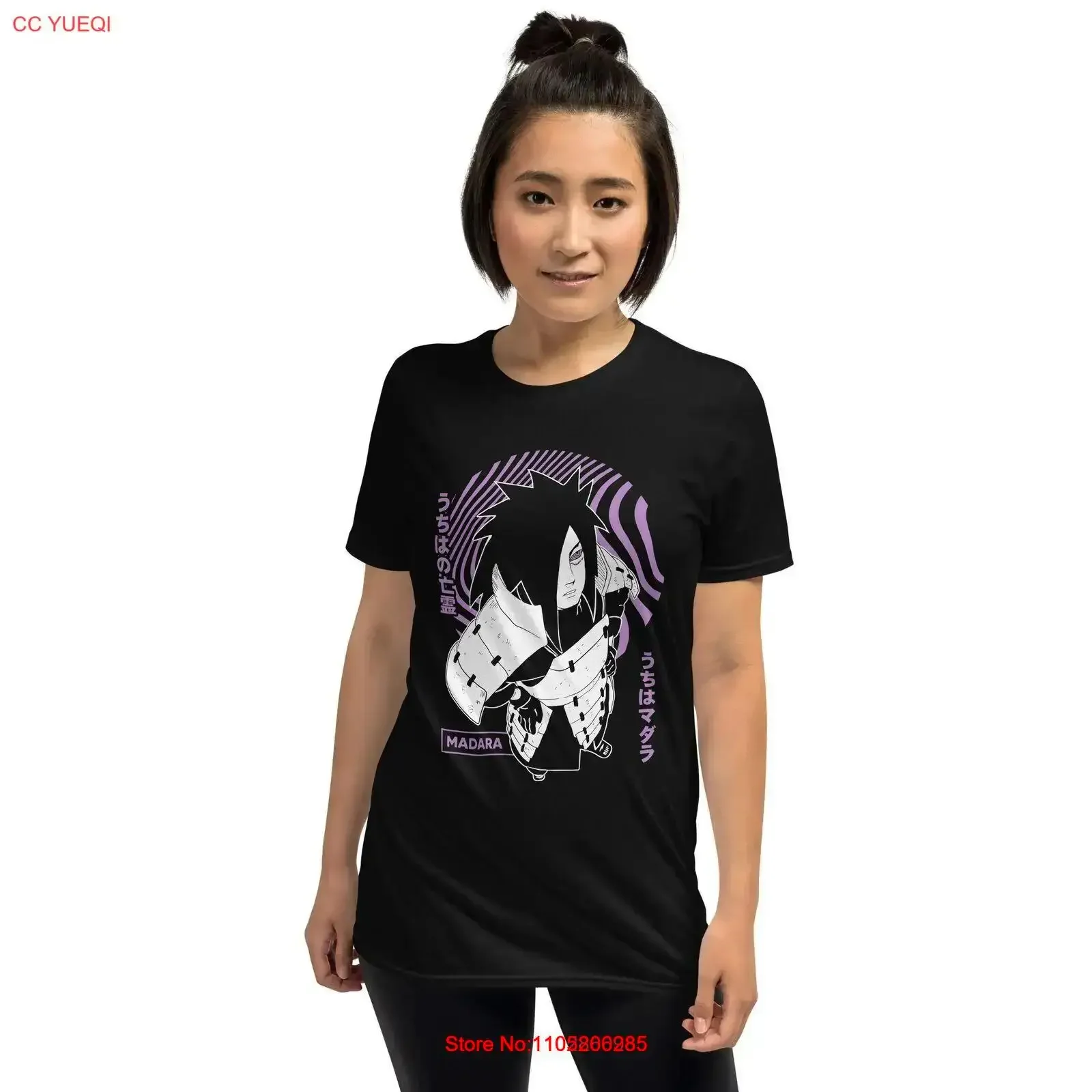 Madara Manga Anime T Shirt Cartoon Hentai Japanese Kanji Comic vintage Washed Comfortable Versatile Stylish