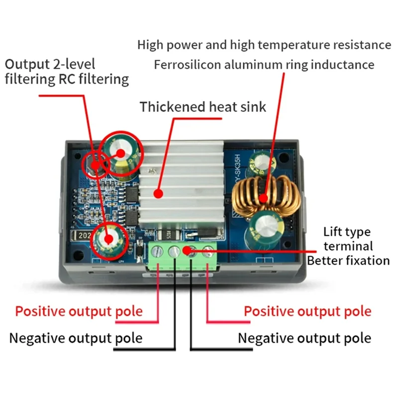 PPS100 DC-Netzteil, digital gesteuertes Buck-Boost-Netzteil für (80 W)