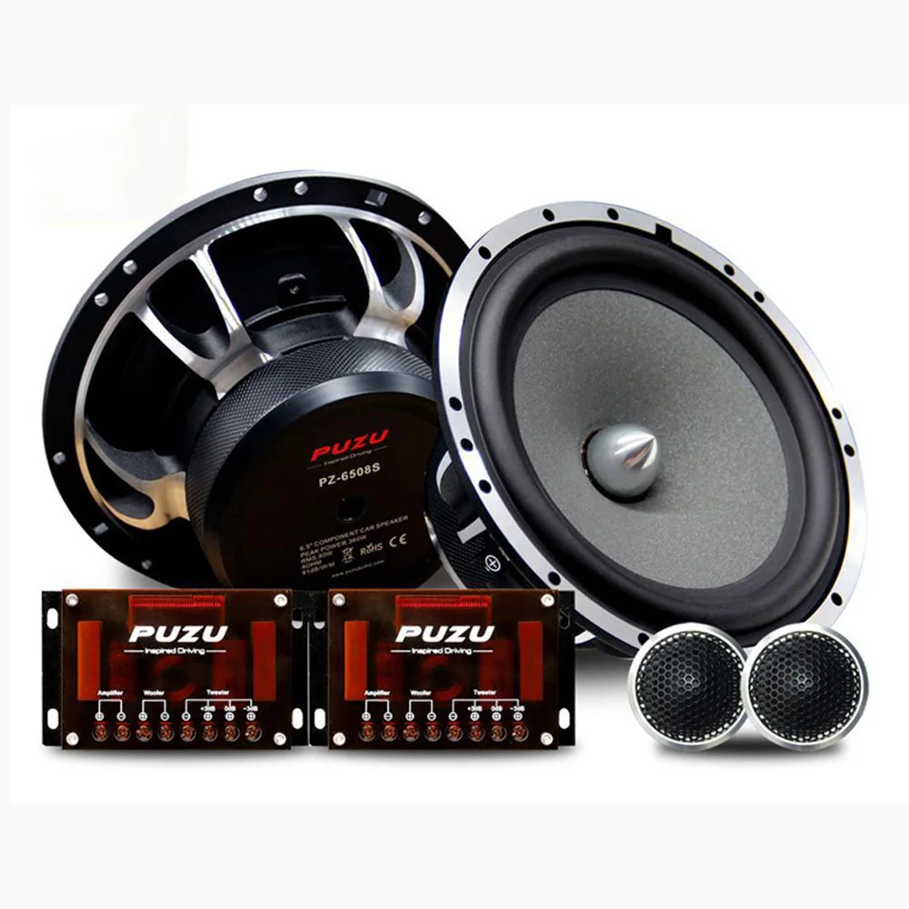 Haut-parleurs Audio de voiture à composant bidirectionnel haute résolution, mise à niveau PZ-6508S, avec puissance maximale de 360W, basses profondes, milieu complet, cadeau de fête des pères