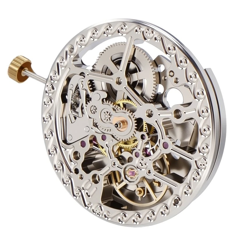 Mechanical For DIY Watch Repair Movement With Radiation Pattern Jewel Watch Eco-Friendly