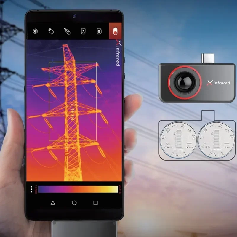 Kamera termowizyjna T3S T3pro Przemysłowa kamera termowizyjna do smartfonów Android Typ C Kamera Xinfrared InfiRay