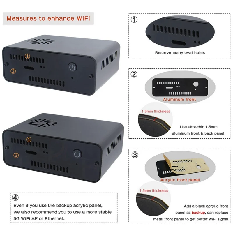 

A92Z Naspi Kit+Metal Case+X823 Expansion Board+X-C1 Board+PWM Fan For Raspberry Pie SATA HDD/SSD Hard Disk NAS Storage Server