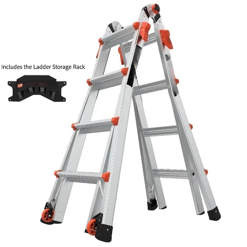 

Little Giant 15' Aluminum Multi-Use Ladder with Rack