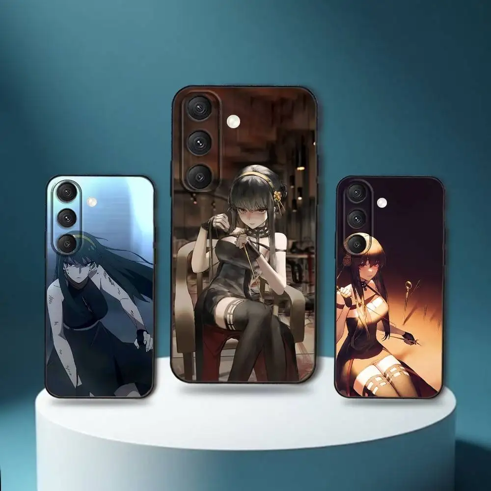

Anime Y-Yor F-Forger Phone Case For Samsung S25,S24,S23,S22,S21,S20,S10,Ultra,Plus,Lite,FE,Soft Silicone Black Cover