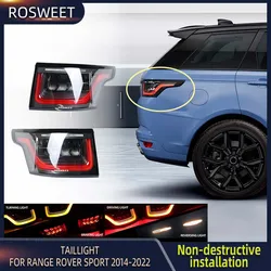 TailLights For Land Rover Range Rover Sport L494 2014-2017 Upgrade 2022 Style Car Rear Light Signal Warning Lamp LED Accessories