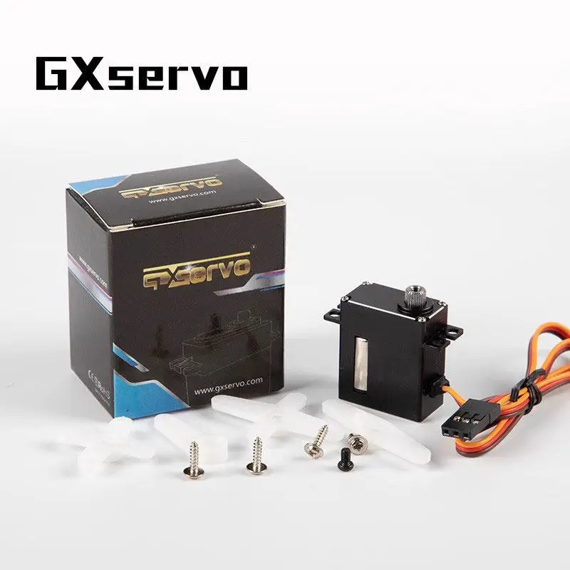 Gxservo Meritorious 9g Digitale 6kg Servo Alle Metalen Modelvliegtuigen Robot Model Auto Verschuiven Kleine Servo Accessoire Upgrade Rc