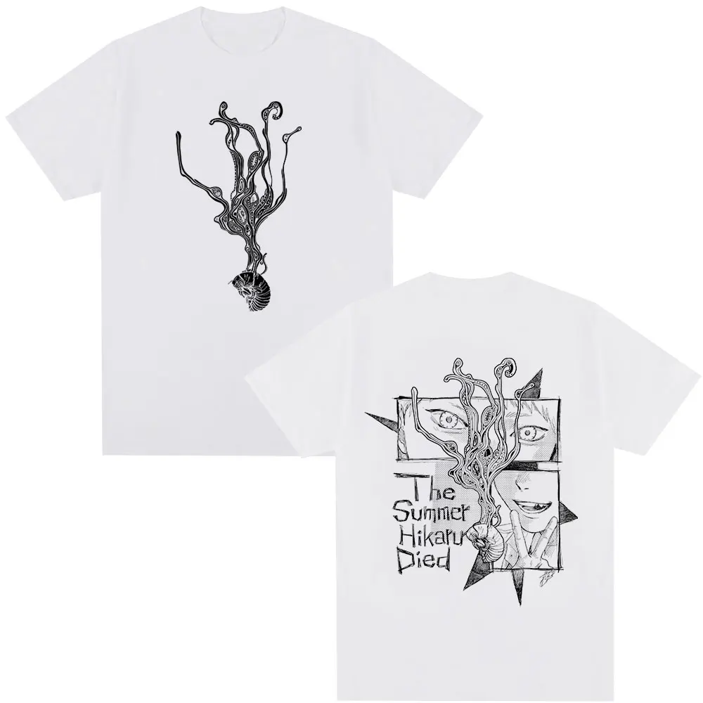 Anime Die Sommer Hikaru Died Hikaru Yoshiki Manga Kurzarm T-shirts Männer Frauen Mode Baumwolle Casual Übergroßen T Shirts Y2K – Detail 3