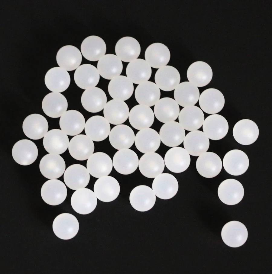 3/8'' (9.525mm) Polypropylene (PP) Solid Plastic Balls Precision Sphere for Ball Valves and Low Load Bearings