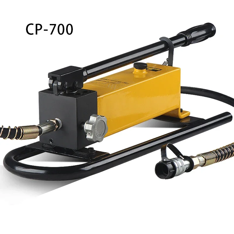 Nowa pompa hydrauliczna CP-700 przenośne szczypce dzielone hydrauliczne narzędzie do zaciskania z dwubiegową ręczną pompą hydrauliczną pompa wysokociśnieniowa
