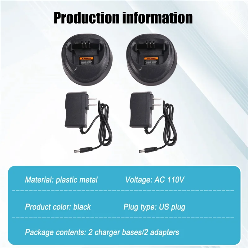 

Radio Fast Charger For Motorola GP3188,GP3688,EP459,DEP450 With Power Adapter Single Unit Desktop Charger US Plug